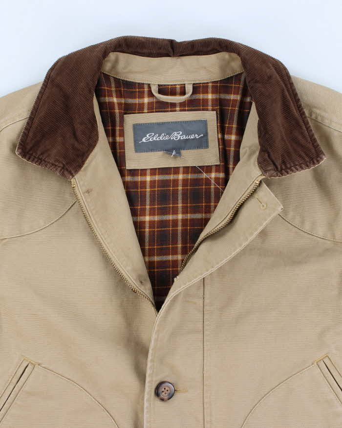 00s Eddie Bauer Flannel Lined Jacket - S