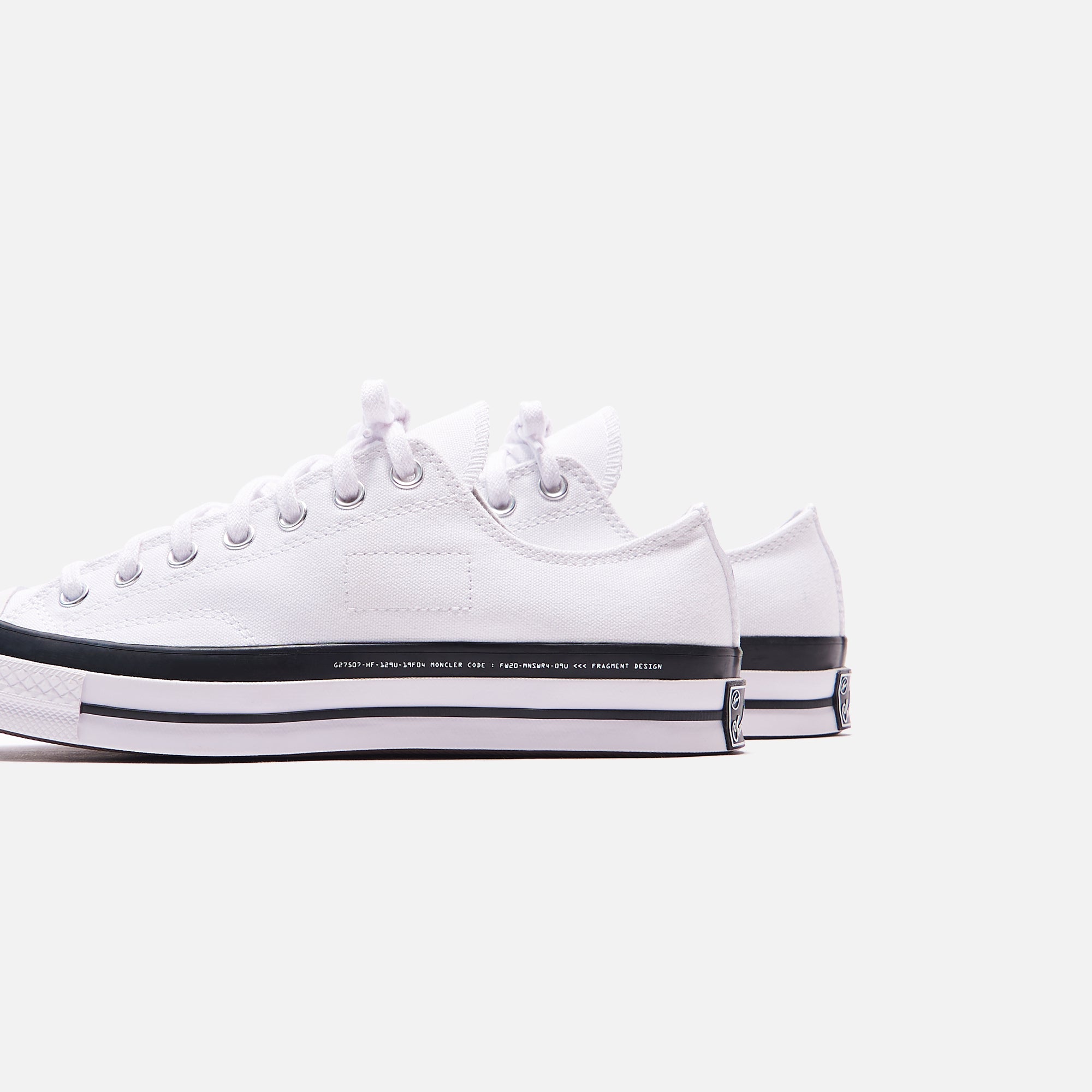 7 Moncler x Fragment x Converse Chuck 70 Fraylor - White