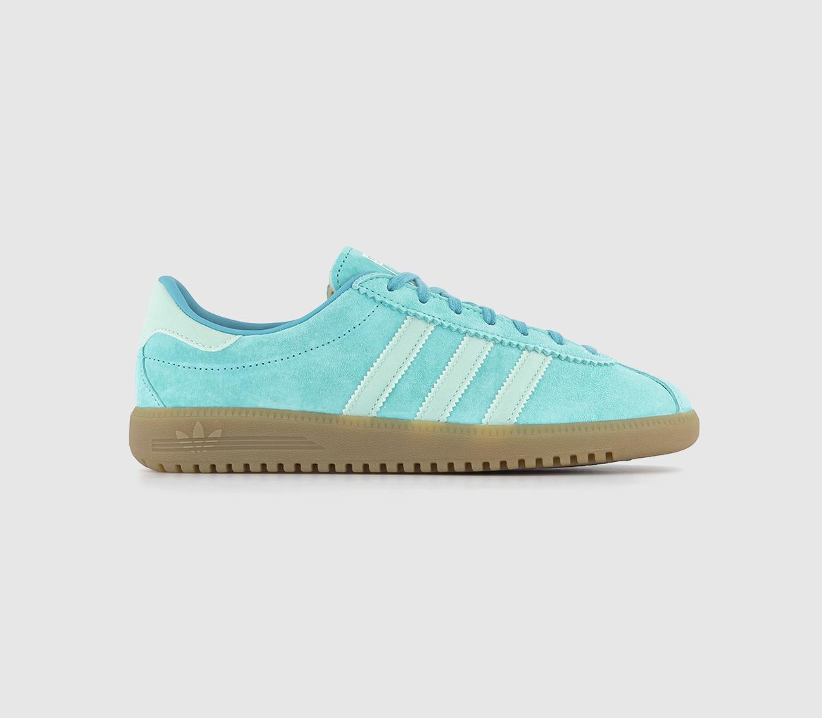 adidas Bermuda Trainers Sky Blue White Gum