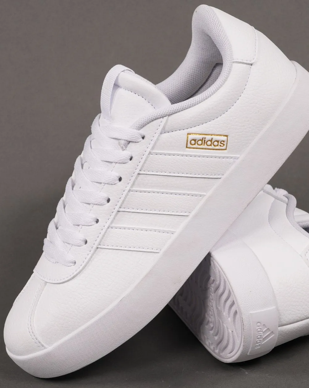 Adidas Court Trainers White - gold