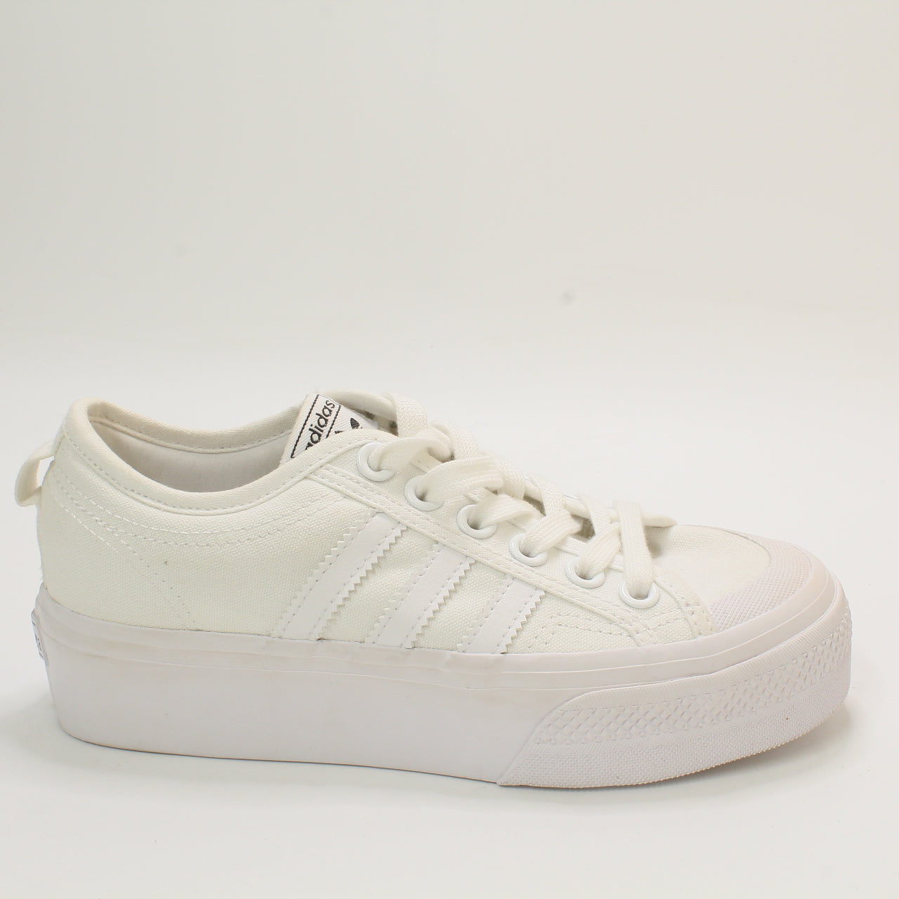 adidas Nizza Platform White White White Uk Size 4