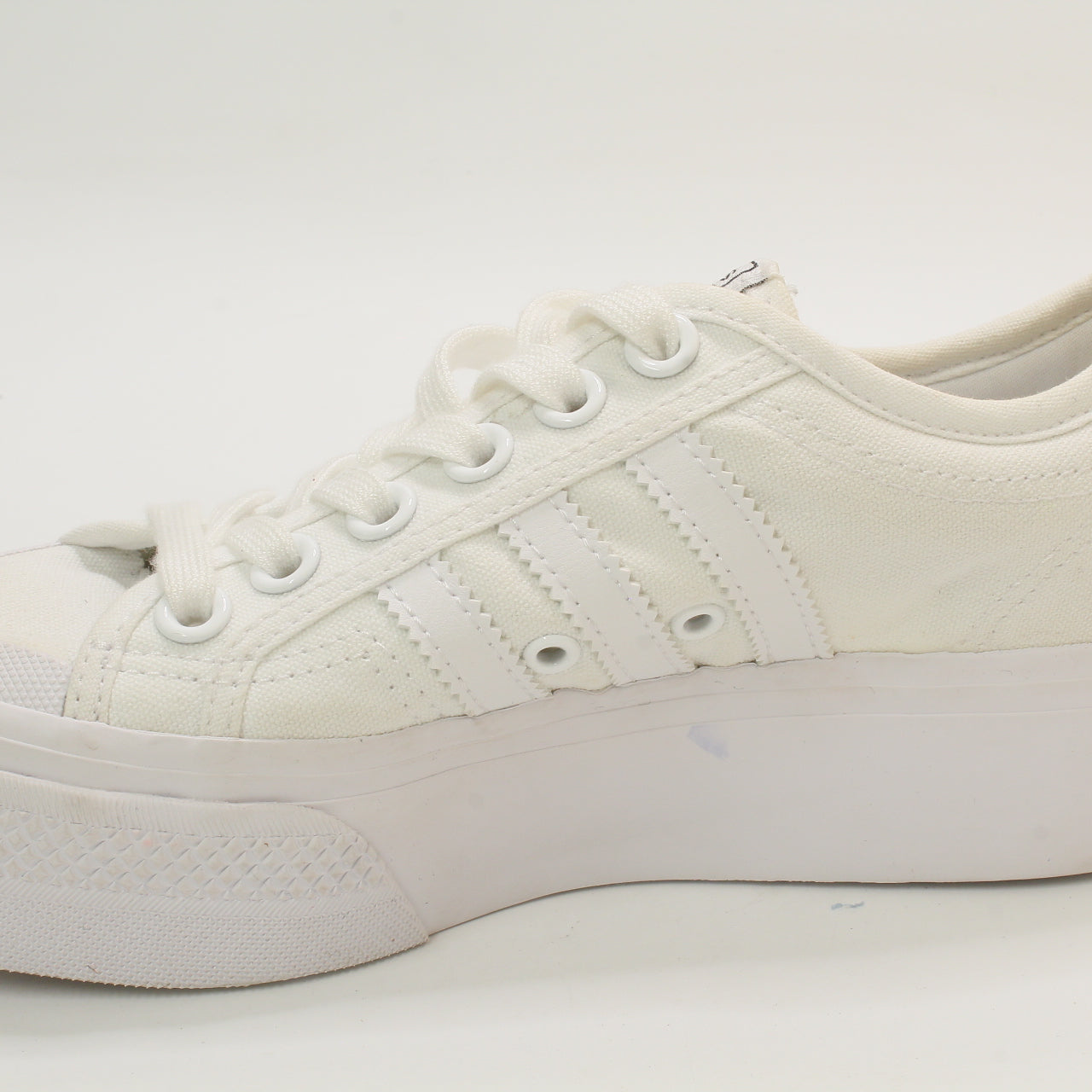 adidas Nizza Platform White White White Uk Size 4