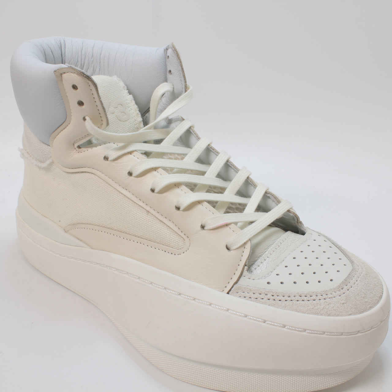 adidas Y3 Bball Hi Off White Crystal White