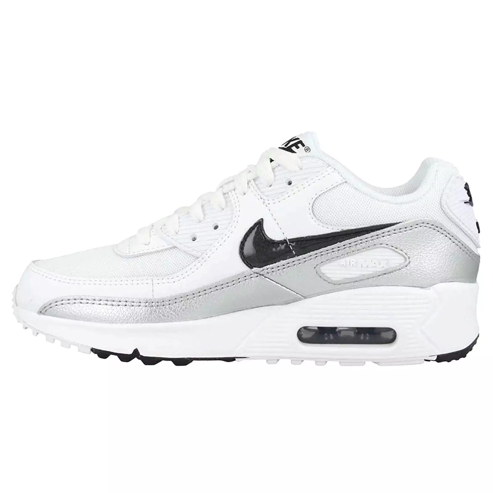 Air Max 90 GS Leather Textile Youth Low-Top Sneakers