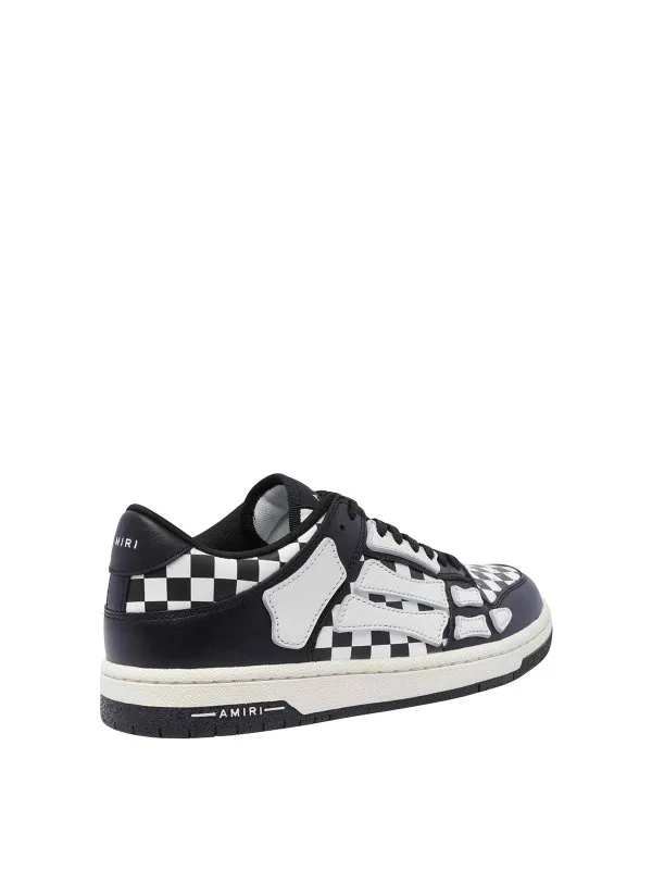 Amiri Checkered Skel Top Low Sneakers