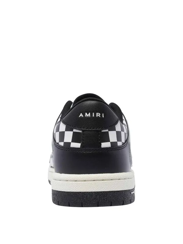 Amiri Checkered Skel Top Low Sneakers