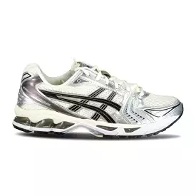 ASICS GEL KYANO 14 WHITE/CREAM/SILVER TRAINERS