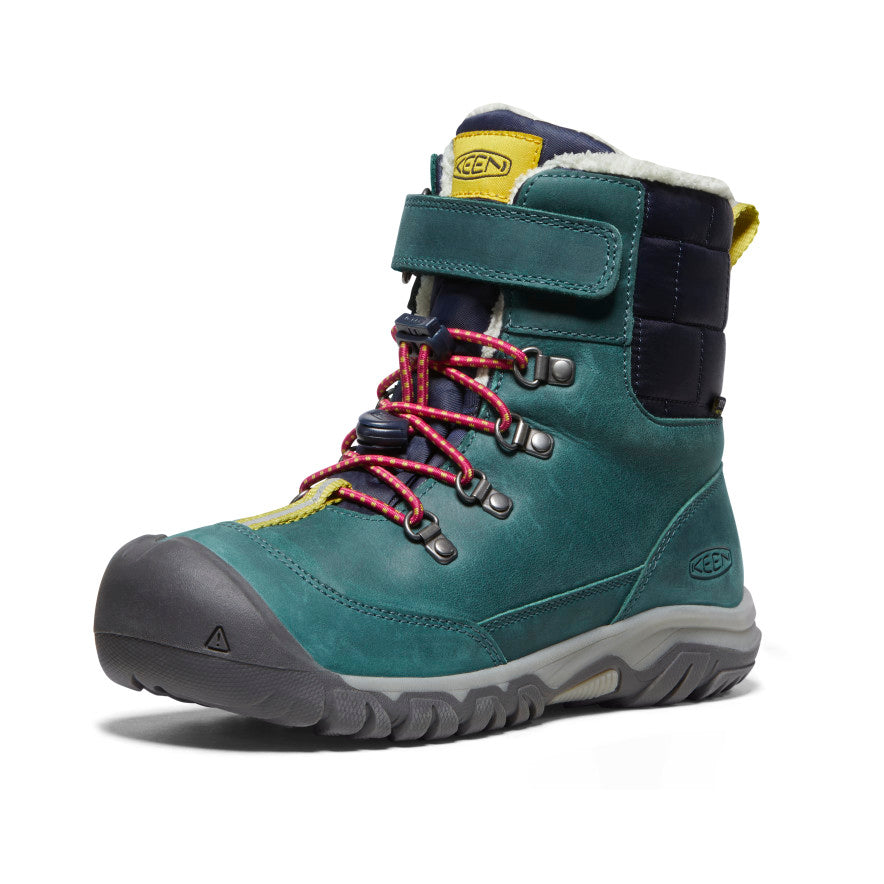 Big Kids' Kanibou Waterproof Winter Boot  |  Deep Lagoon/Jazzy