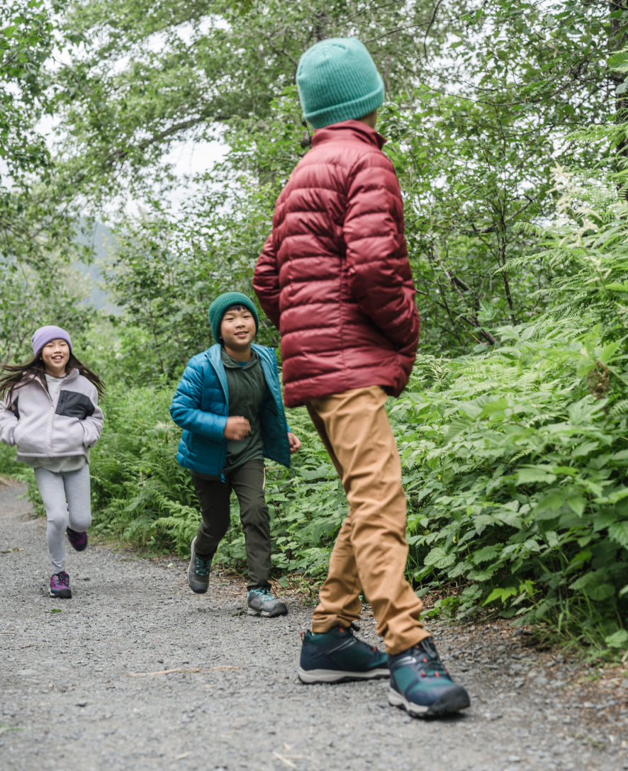 Big Kids' Wanduro Waterproof Boot  |  Fjord Blue/Fuchsia Purple