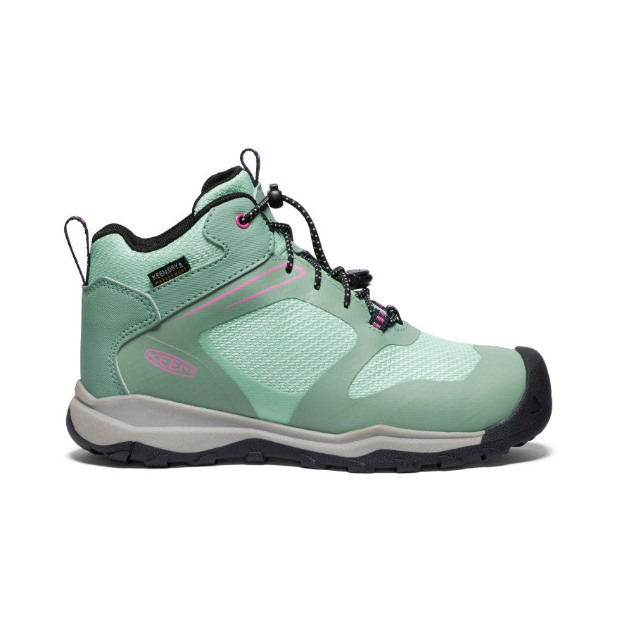 Big Kids' Wanduro Waterproof Boot  |  Granite Green/Ibis Rose