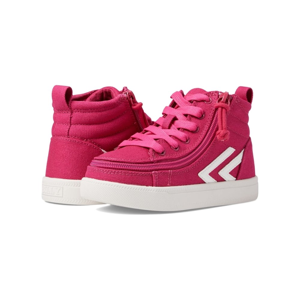 Billy Kids CS High Top Sneakers - Fuchsia/White