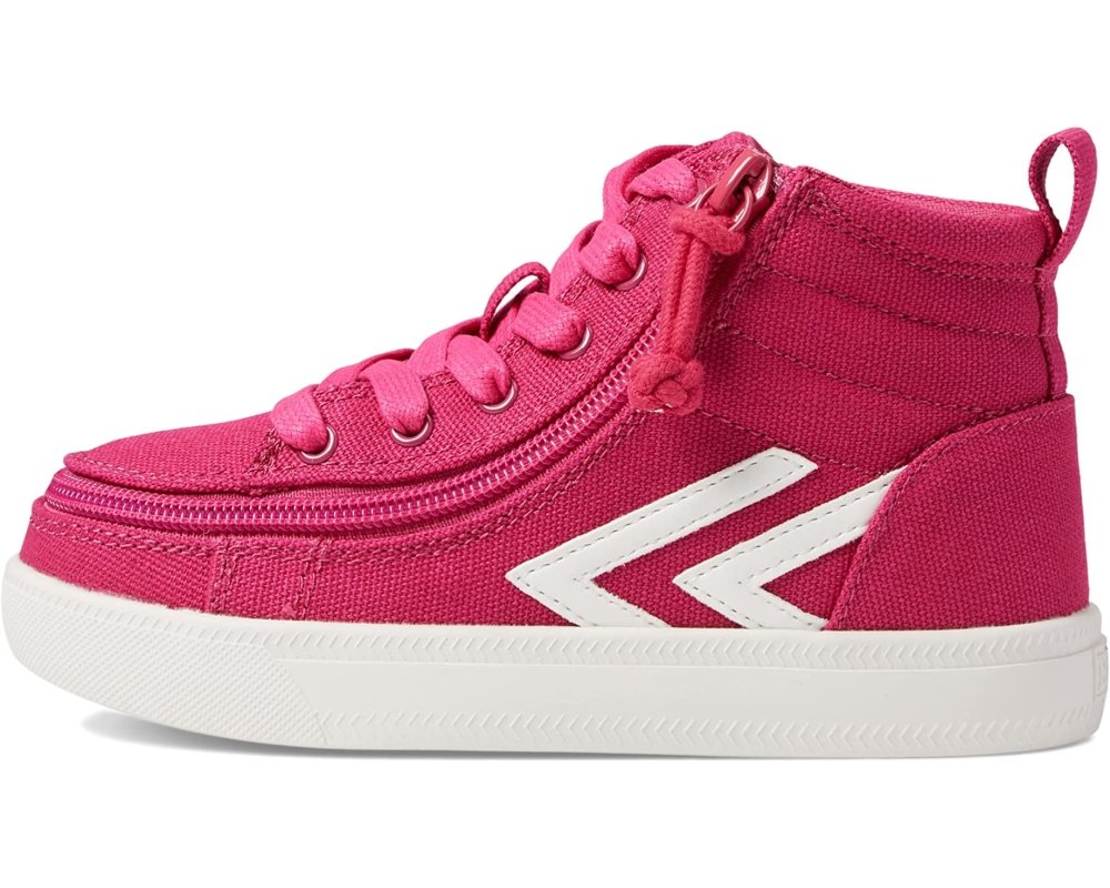 Billy Kids CS High Top Sneakers - Fuchsia/White