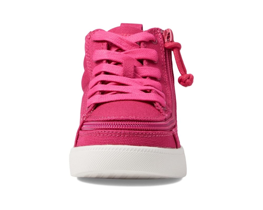 Billy Kids CS High Top Sneakers - Fuchsia/White