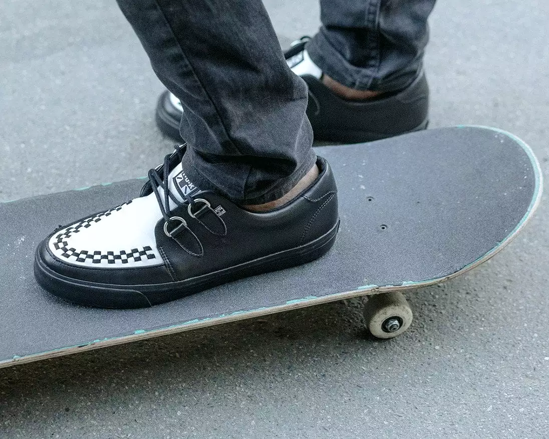 Black & White D-Ring Sneaker