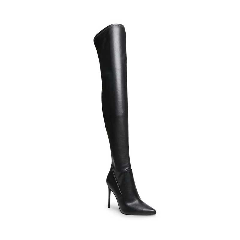 Black Knee High Boots - SM REBOOTED