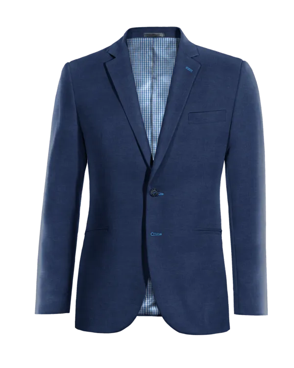  Blazer azul marino de lino edición limitada