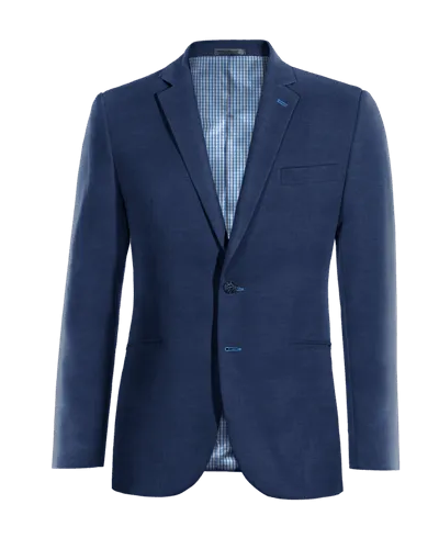  Blazer azul marino de lino edición limitada