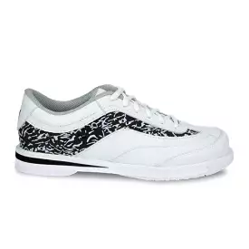 Brunswick Womens Intrigue White/Black Right Hand Bowling Shoes