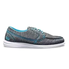 Brunswick Womens Karma Grey Blue Bowling Shoes