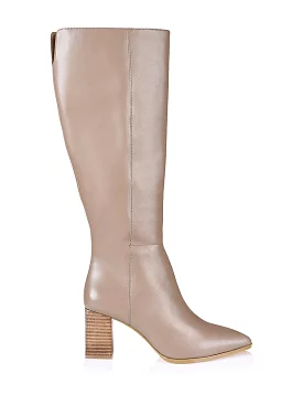 Burnett Tall Boot - Cappuccino Calf Nappa