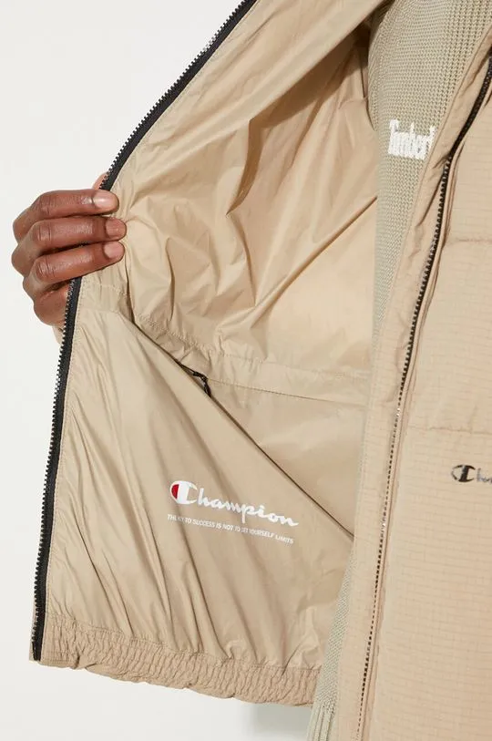 Champion jacket men's beige color