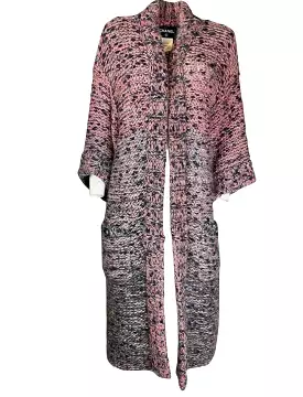 CHANEL - Maxi coat mohair pink size 40FR