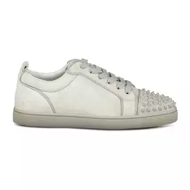 CHRISTIAN LOUBOUTIN  'JUNIOR SPIKES' ORLATO SNEAKERS LIGHT GREY / BEIGE