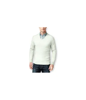 Club Room Mens Diamond Knit V-Neck Pullover Sweater, TW6