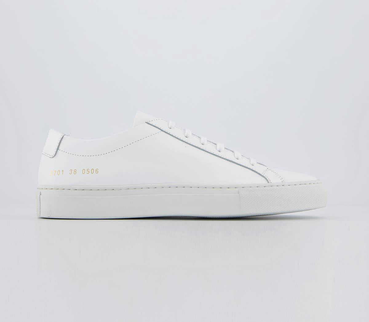 Common Projects Achillies Low W White Mono