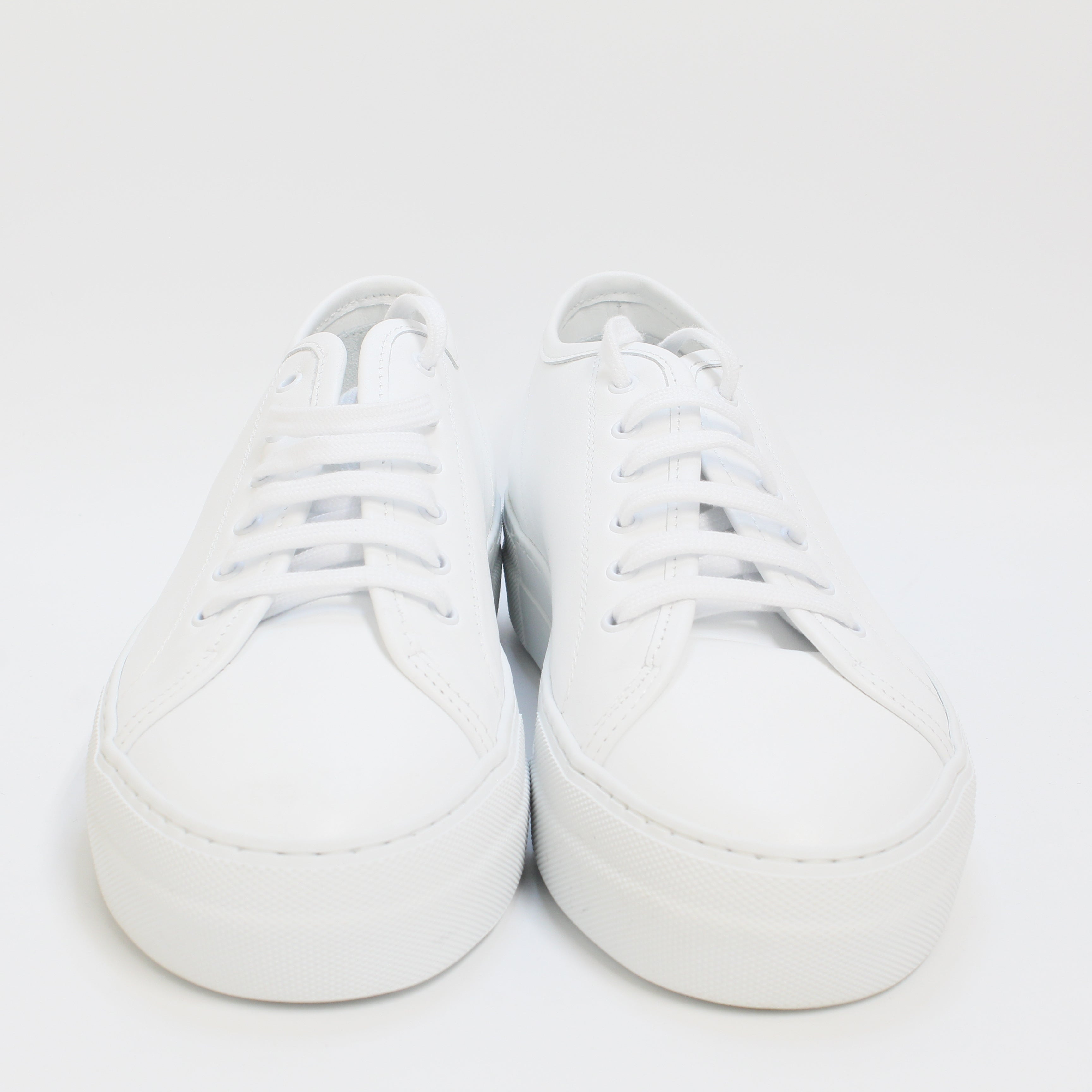 Common Projects Tournament Low Super White Leather Trainers