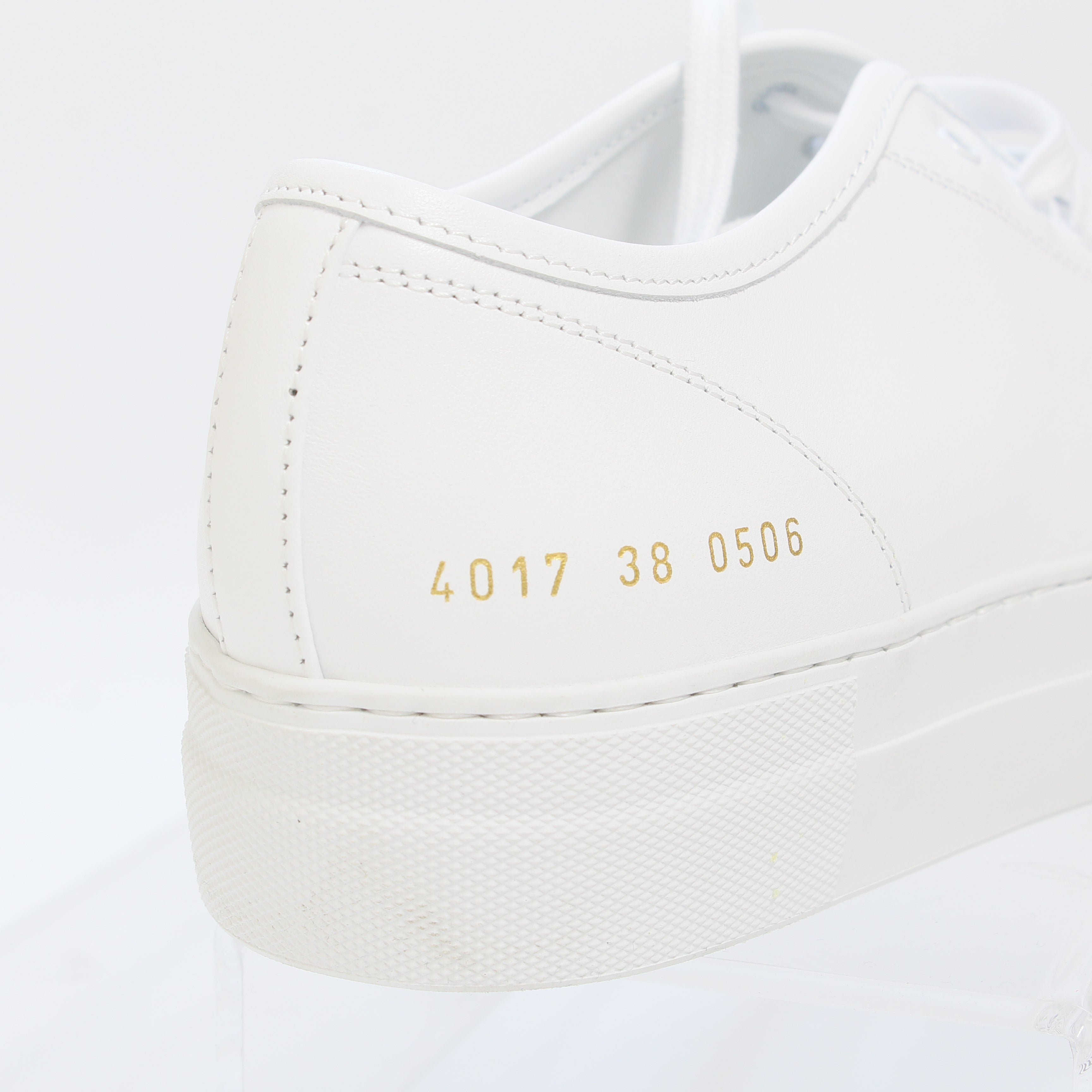 Common Projects Tournament Low Super White Leather Trainers