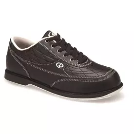 Dexter Mens Turbo II Black with Khaki Trim Bowling Shoes