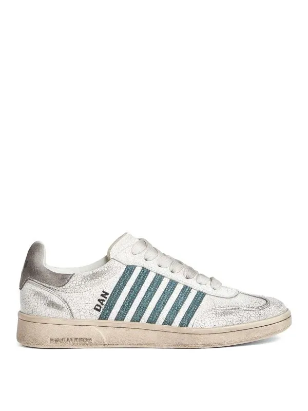 Dsquared2 Distressed Boxer Low-Top Sneakers