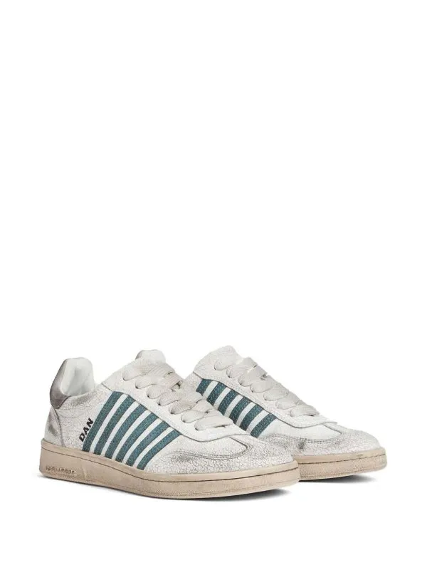 Dsquared2 Distressed Boxer Low-Top Sneakers