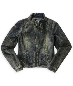 Ecko Unltd. Womens Moto Jean Jacket