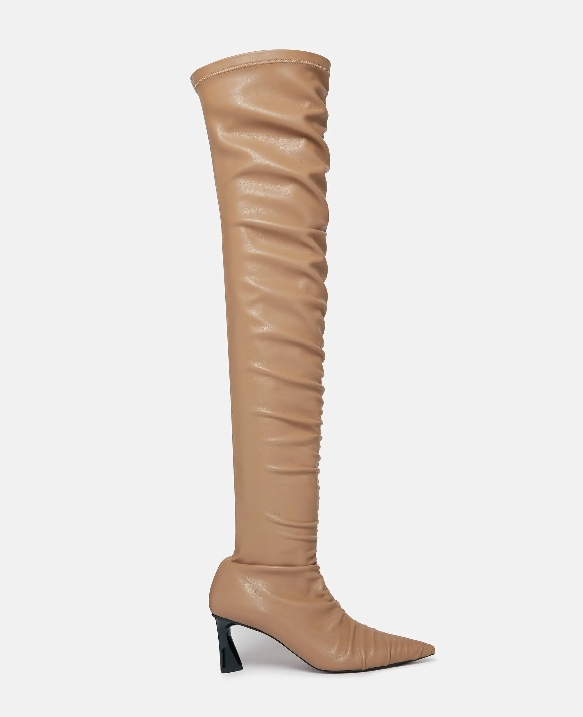 Elsa Ruched Thigh-High Boots