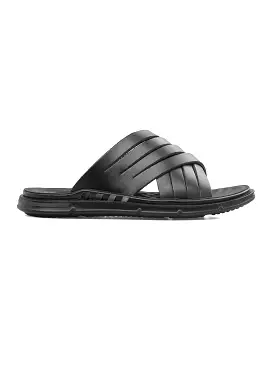 Faro Sandal - Black Leather