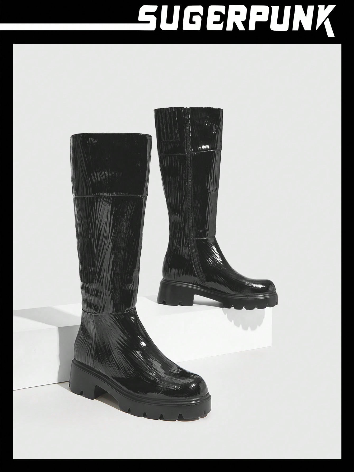 Fashionable Ladies' Chelsea Knee-high Boots