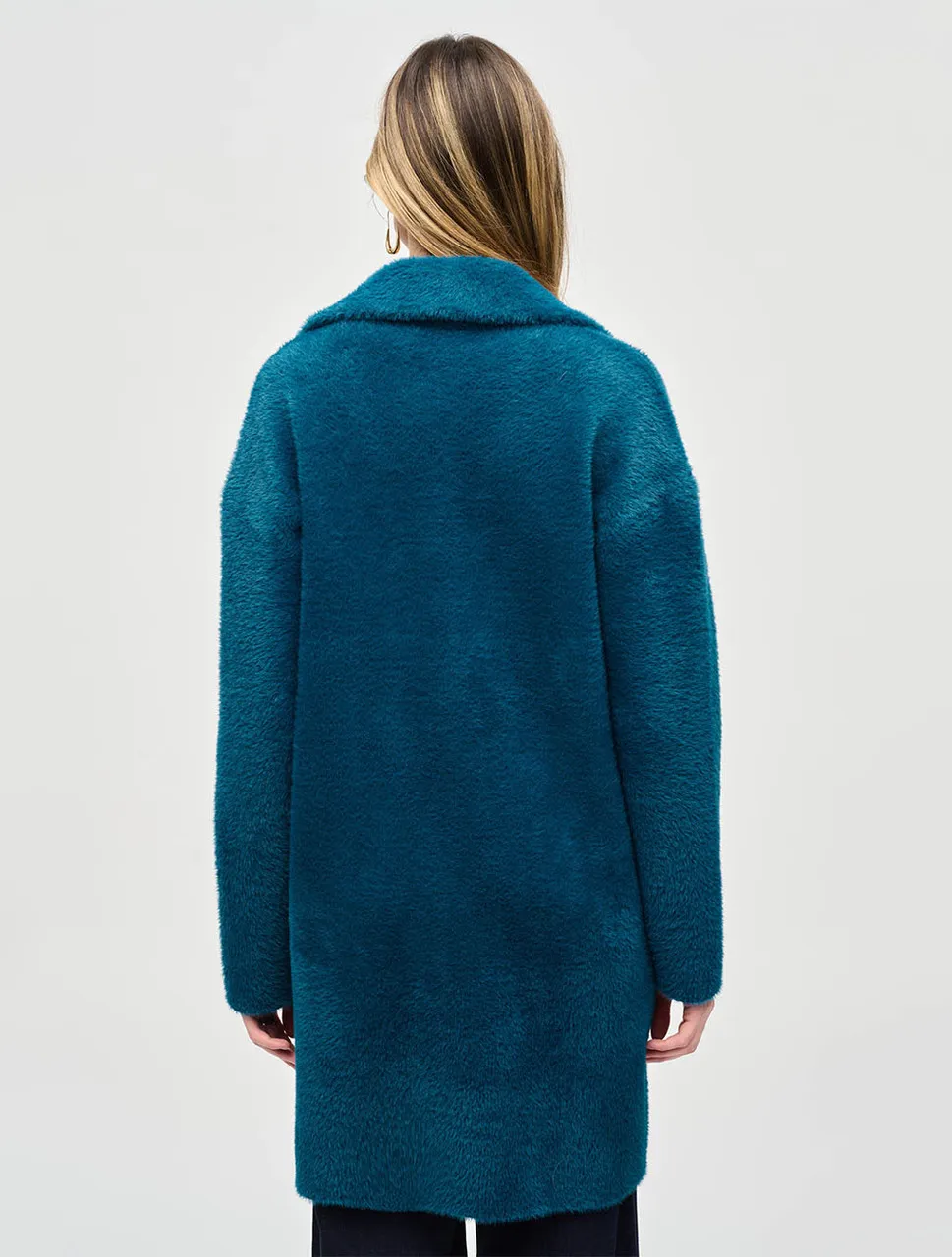 Feather Yarn Sweater Coat | Joseph Ribkoff