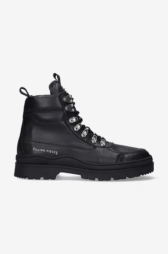 Filling Pieces leather biker boots Mountain Boot men's black color 63322901861