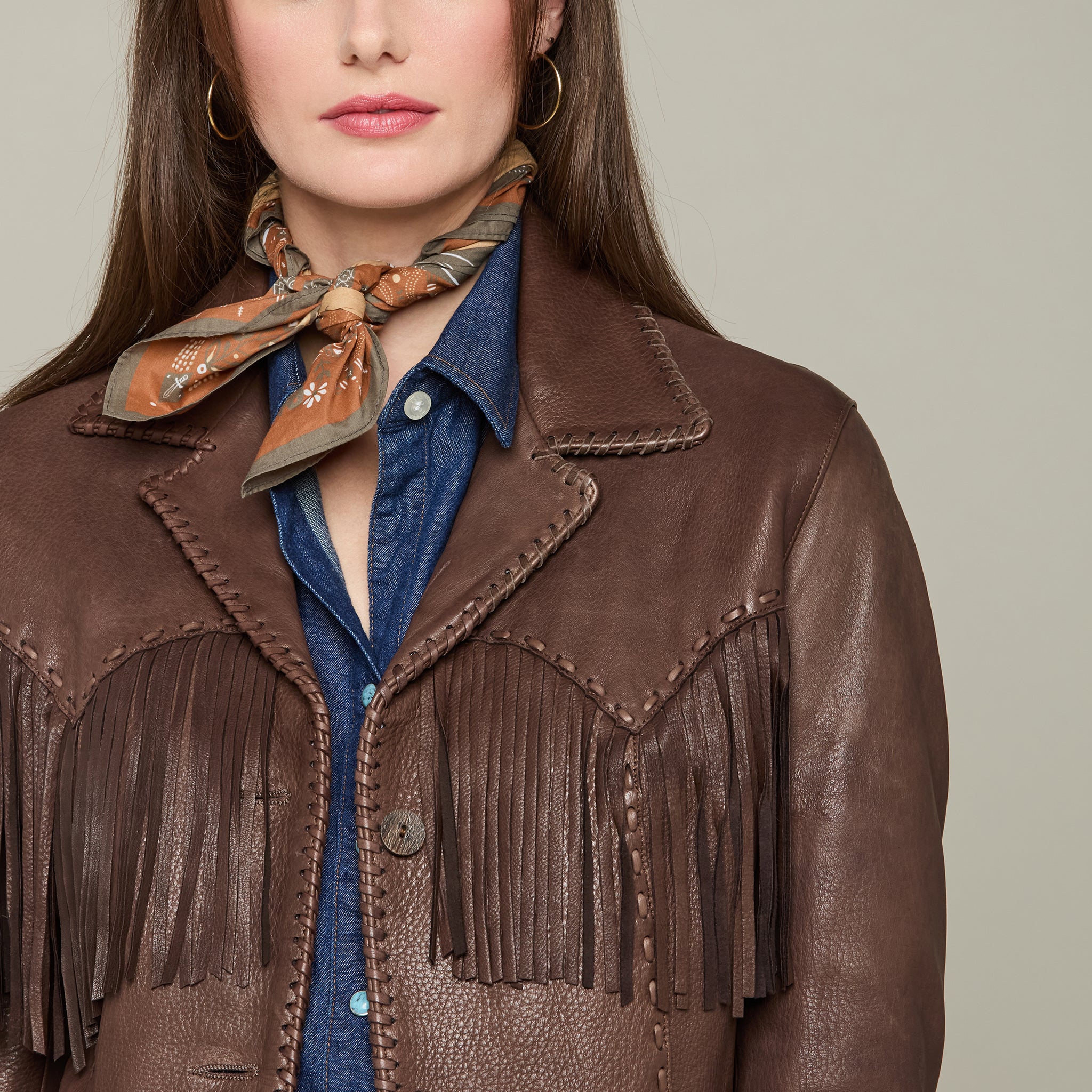 Fringe Jacket :: Chocolate