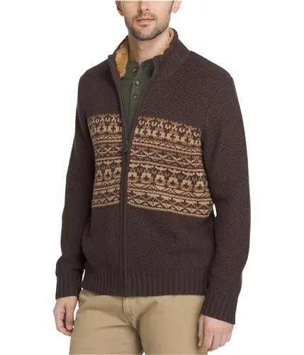 G.H. Bass & Co. Mens Rock Ridge Full-Zip Cardigan Sweater