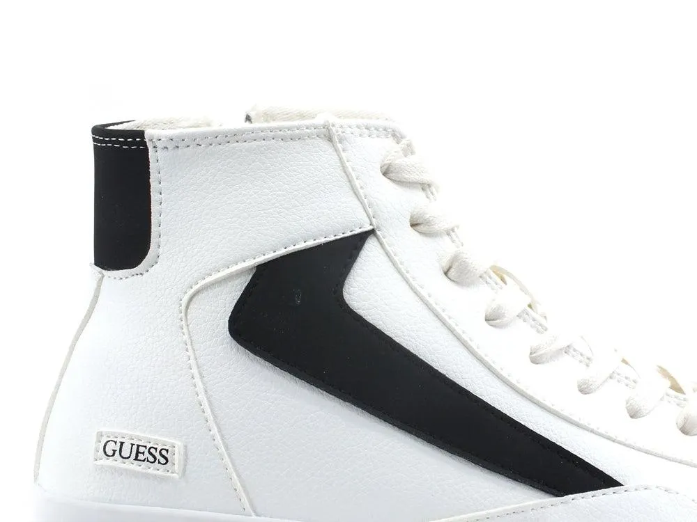 GUESS Sneaker Hi Retro Bicolor White Black FM5EHIELE12