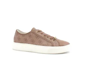 GUESS Sneaker Loghi Printed Beige Brown FM5VCUELE12