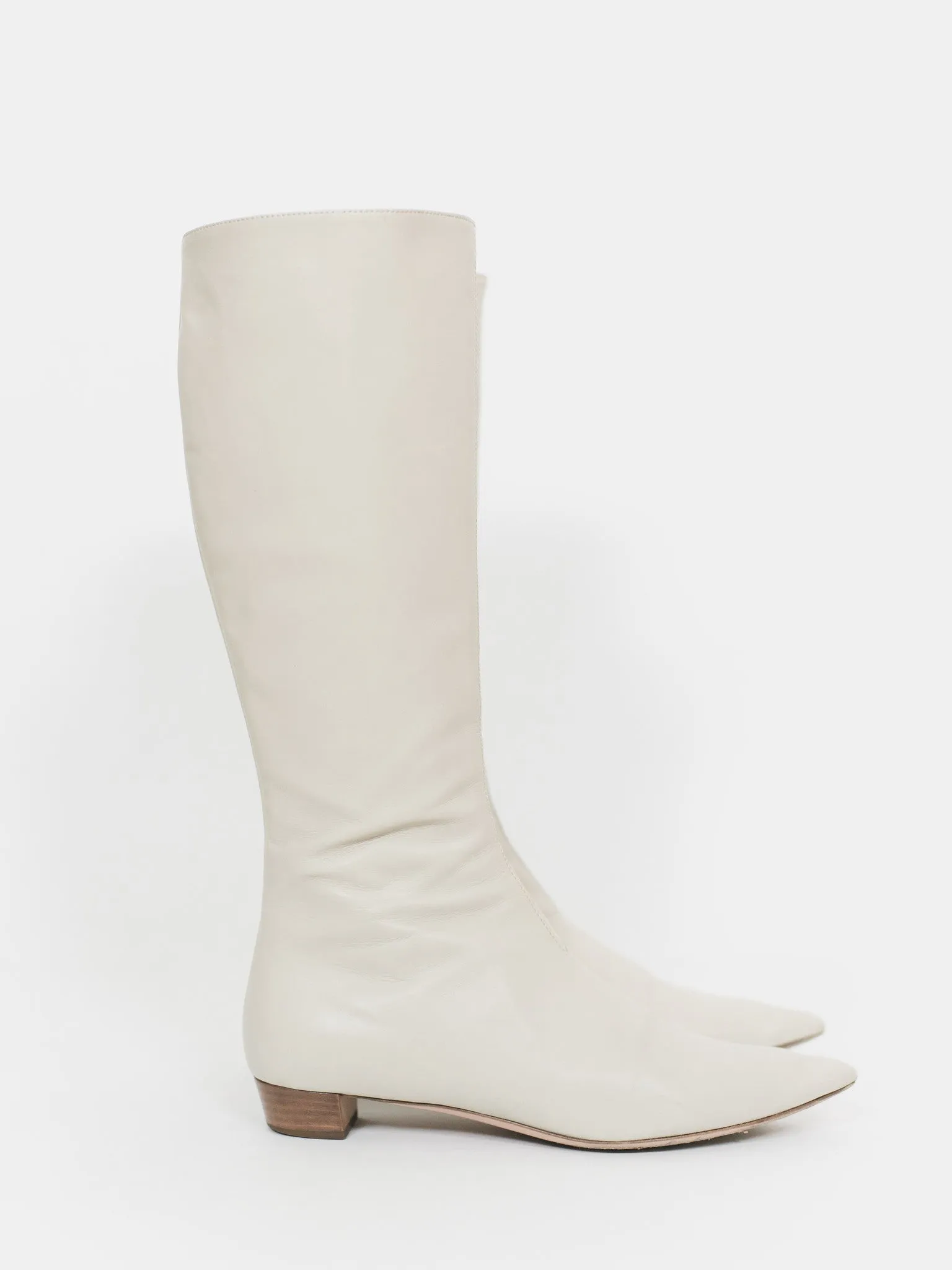 Helmut Lang Knee High Leather Boots