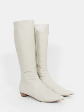 Helmut Lang Knee High Leather Boots