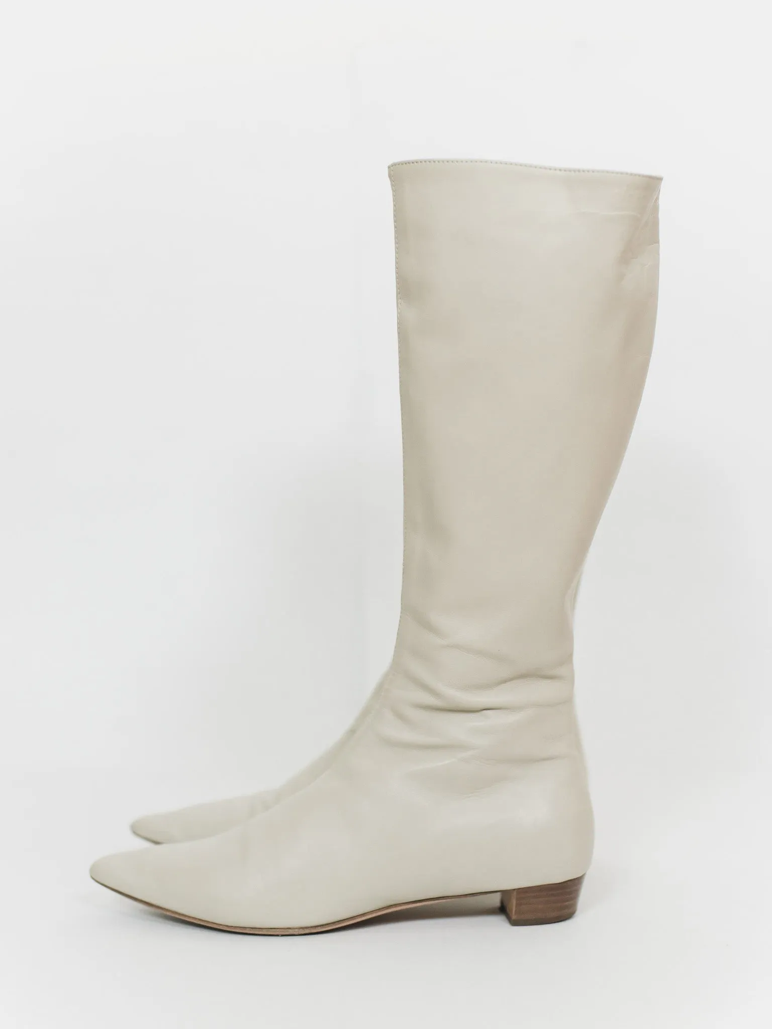 Helmut Lang Knee High Leather Boots