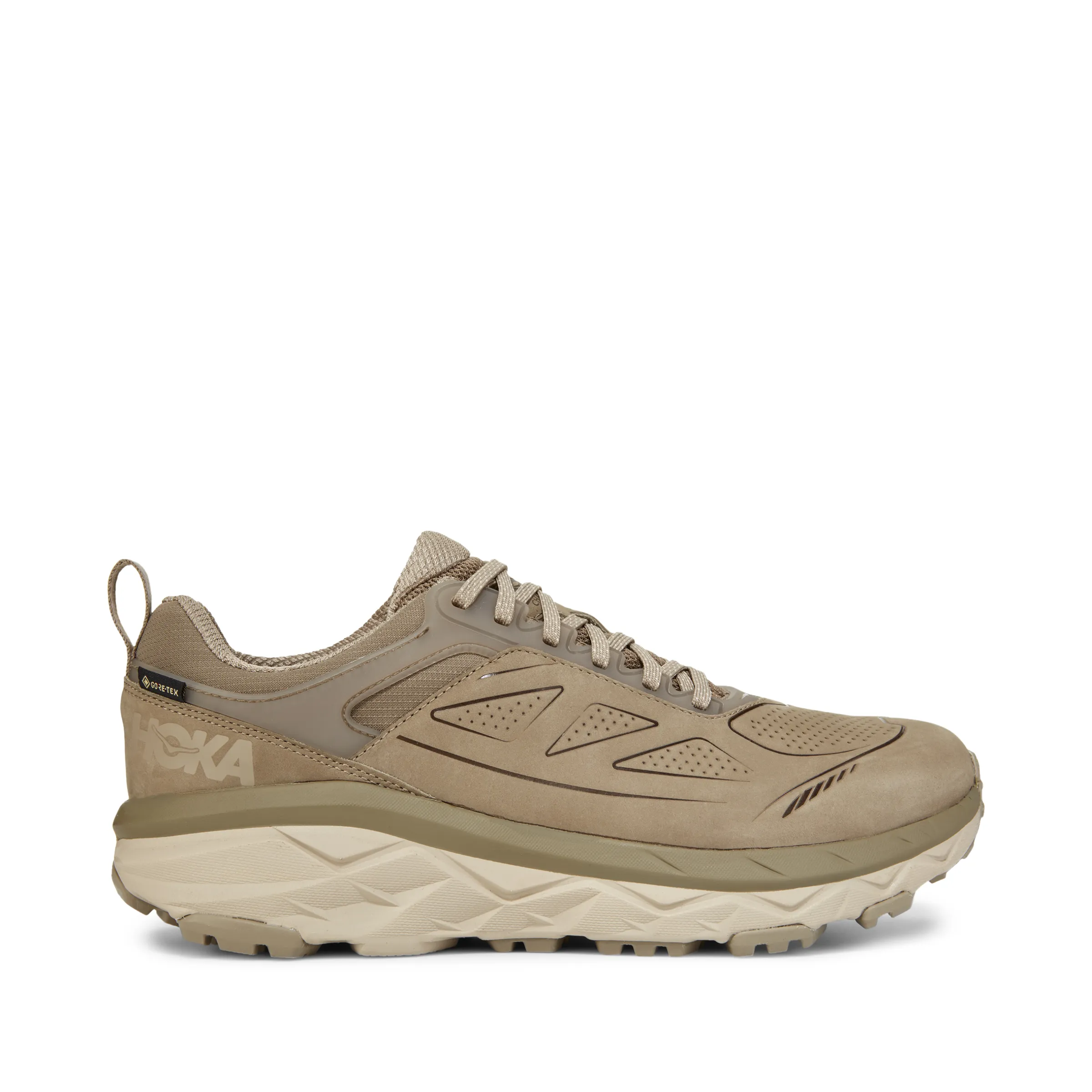 Hoka Mens Challenger Low Gore Tex Hiking Shoe- Tan/Dune