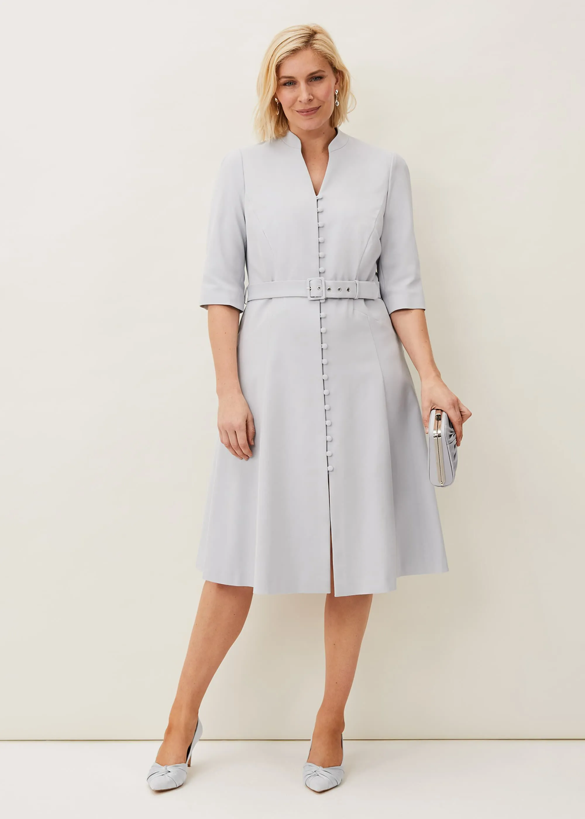 Iona Belted Coat Dress