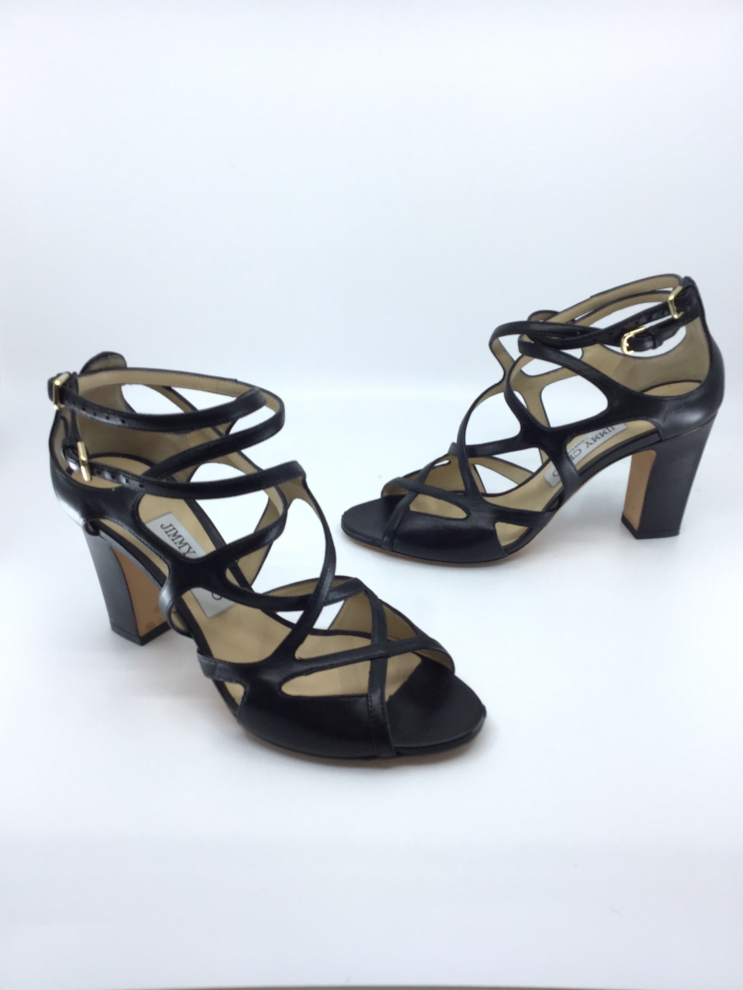 Jimmy Choo Black  Strappy Sandal